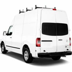 Vantech H1 3 Bar Steel Ladder Roof Rack For Nissan NV Cargo Van 2011-On, Black 19 Vantech H1 3 Bar Steel Ladder Roof Rack For Nissan NV Cargo Van 2011-On, Black -Towing & Cargo Management Shop VHC H1303B