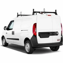 Vantech H1 2 Bar Aluminum Ladder Roof Rack for RAM ProMaster City 2014-On, White -Towing & Cargo Management Shop VHC H1357W