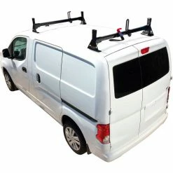 Vantech H1 2 Bar Steel Ladder Roof Rack For Nissan NV200 2013-On, Black -Towing & Cargo Management Shop VHC H1602B