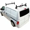Vantech H1 2 Bar Steel Ladder Roof Rack For Nissan NV200 2013-On, Black