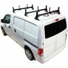 Vantech H1 3 Bar Aluminum Ladder Roof Rack For Nissan NV200 2013-On, Black