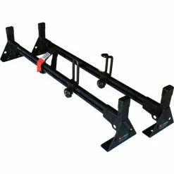Vantech H1 2 Bar Aluminum Ladder Rack For RAM ProMaster Cargo Van 2013-On, Black 14 Vantech H1 2 Bar Aluminum Ladder Rack For RAM ProMaster Cargo Van 2013-On, Black -Towing & Cargo Management Shop h1 2 low al b 4