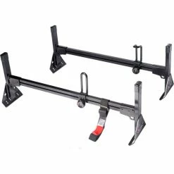 Vantech H1 2 Bar Aluminum Ladder Rack System for Ford Econoline 1992-On, Black 9 Vantech H1 2 Bar Aluminum Ladder Rack System for Ford Econoline 1992-On, Black -Towing & Cargo Management Shop h1 2 standard al b