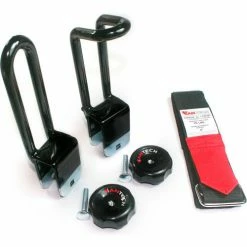 Vantech H1 2 Bar Steel Ladder Rack System for Chevy Express 1996-On, White -Towing & Cargo Management Shop h1 acc 2 1 7