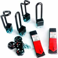 Vantech H1 2 Bar Steel Ladder Rack System for Dodge RAM Van 1981-On, Black -Towing & Cargo Management Shop h1 acc 3 4 15