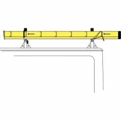 Vantech H1 3 Bar Steel Ladder Rack System for Dodge RAM Van 1981-On, Black 26 Vantech H1 3 Bar Steel Ladder Rack System for Dodge RAM Van 1981-On, Black -Towing & Cargo Management Shop h1 hook loop standard diagram