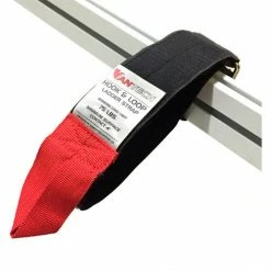 Vantech H1 3 Bar Aluminum Ladder Rack System for Ford Econoline 1992-On, White -Towing & Cargo Management Shop h1 hook loop strap al w 1