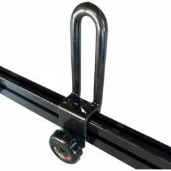 Vantech H1 2 Bar Aluminum Ladder Roof Rack for RAM ProMaster City 2014-On, Black -Towing & Cargo Management Shop h1 ladder guide al b 6