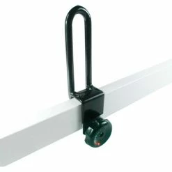 Vantech H1 2 Bar Steel Ladder Rack System for Chevy Express 1996-On, White -Towing & Cargo Management Shop h1 ladder guide w 1 5